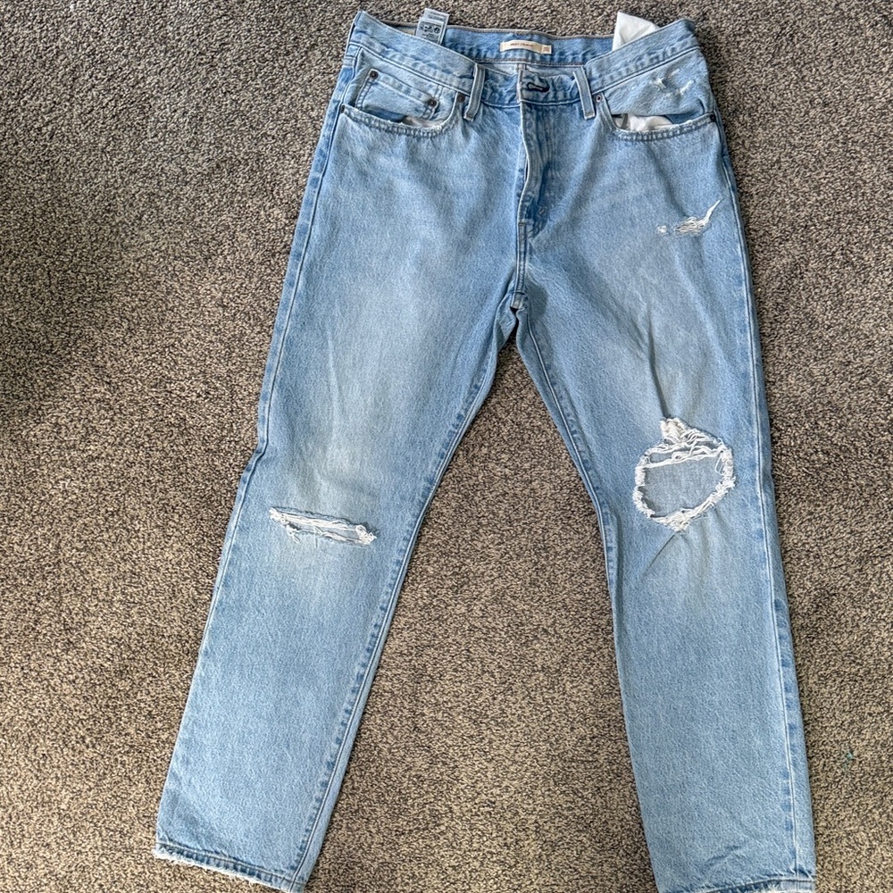Levi's Light Blue Straight Leg Jeans